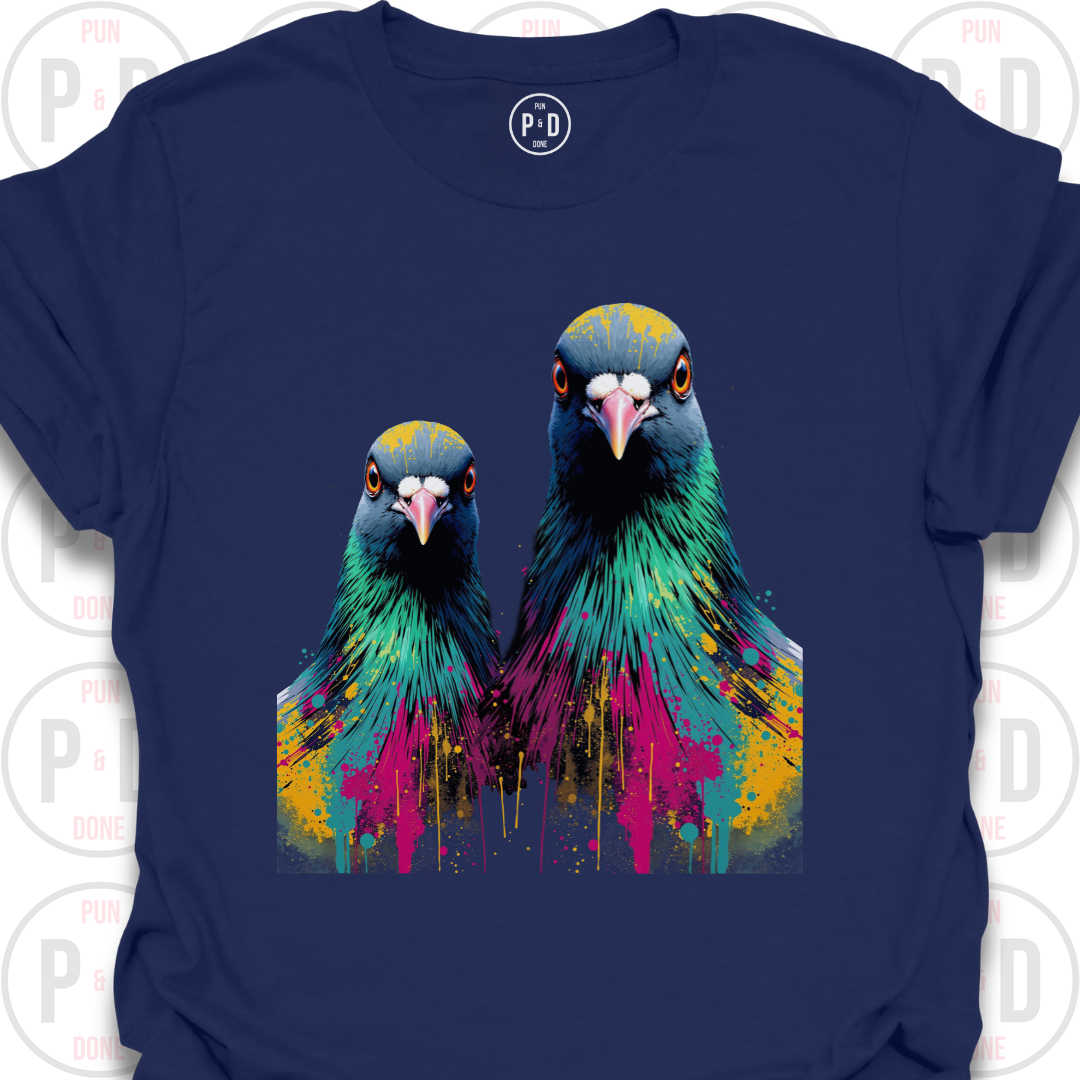 Punk Splash Pigeon, T-Shirt