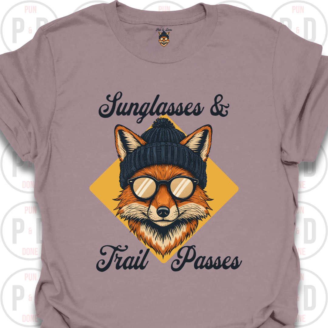 Sunglasses & Trail Passes, Fox, T-shirt