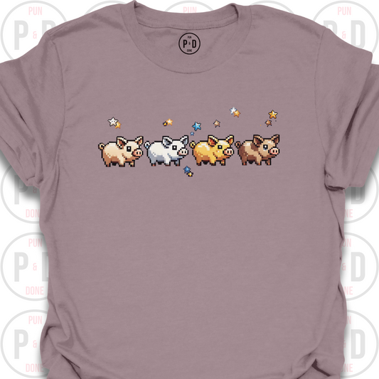 8-Bit Pigs, T-Shirt