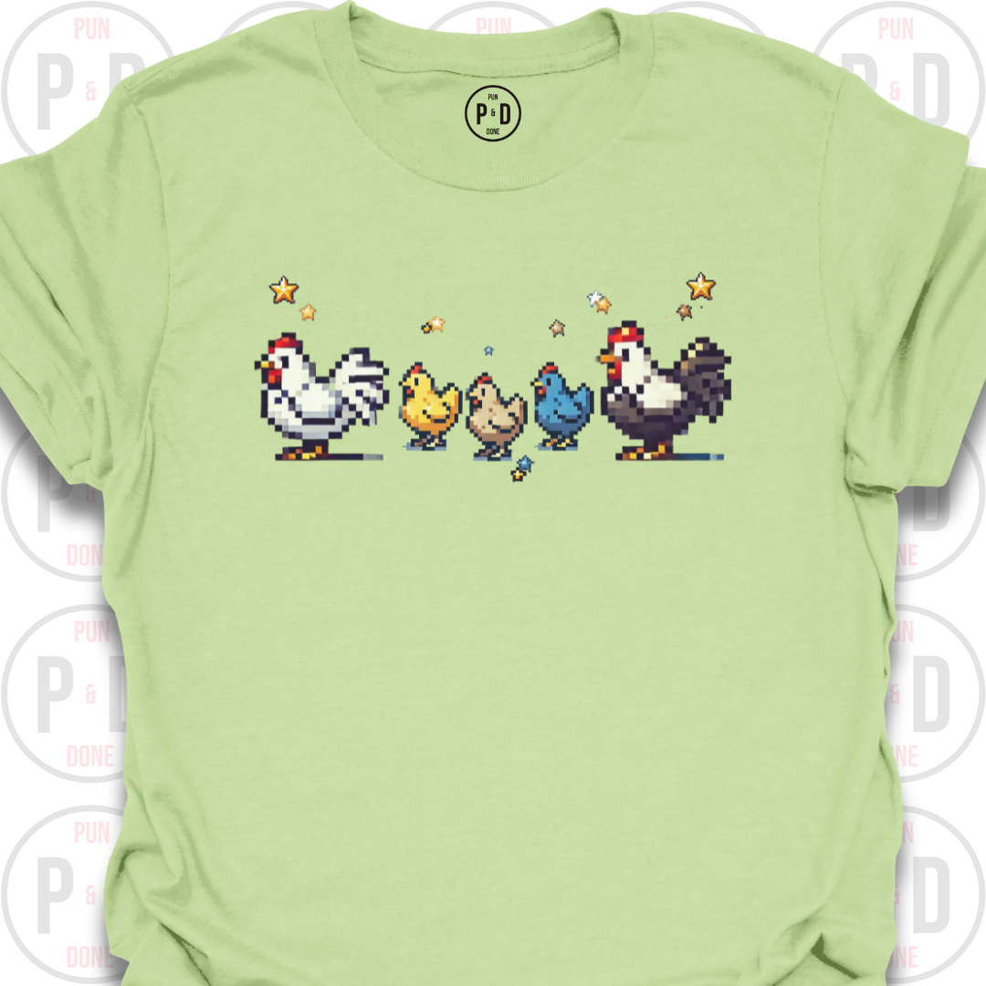 8-Bit Chickens, T-Shirt