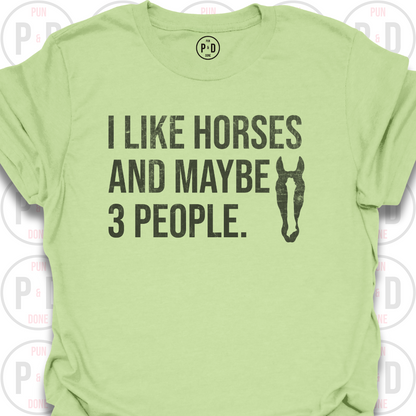 Horses and Maybe 3 People, 2D, T-Shirt (Distressed)