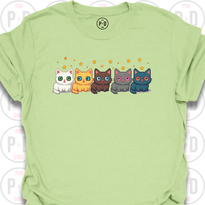8-Bit Cats, T-Shirt