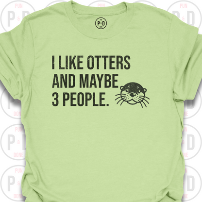 Otters and Maybe 3 People, T-Shirt (Distressed)