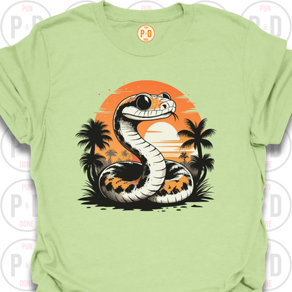 Snake Retro Sunset, T-Shirt