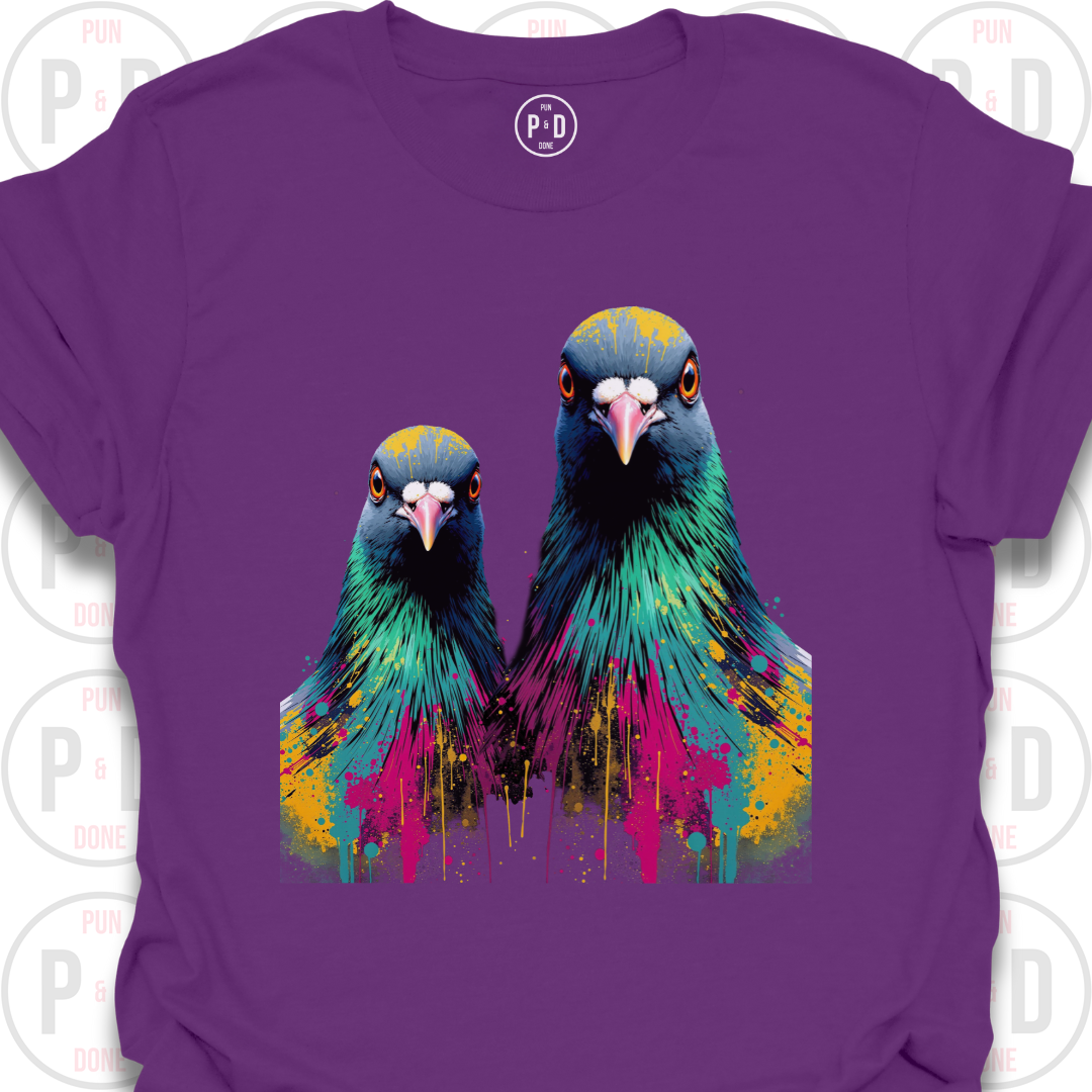 Punk Splash Pigeon, T-Shirt