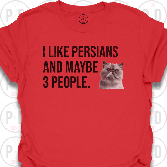 Persians and Maybe 3 People, T-Shirt (Distressed)