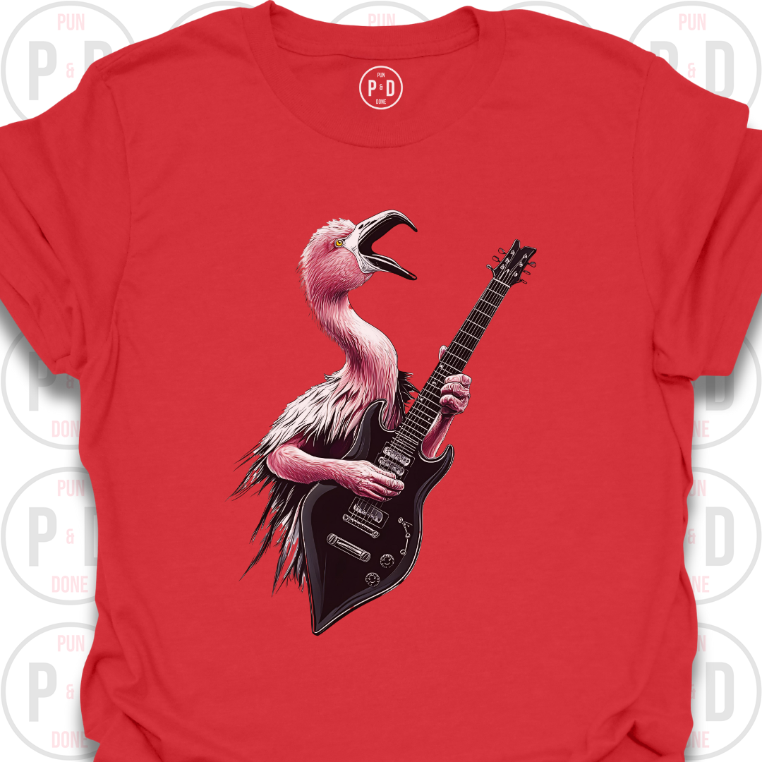 Guitar Hero Flamingo, T-Shirt