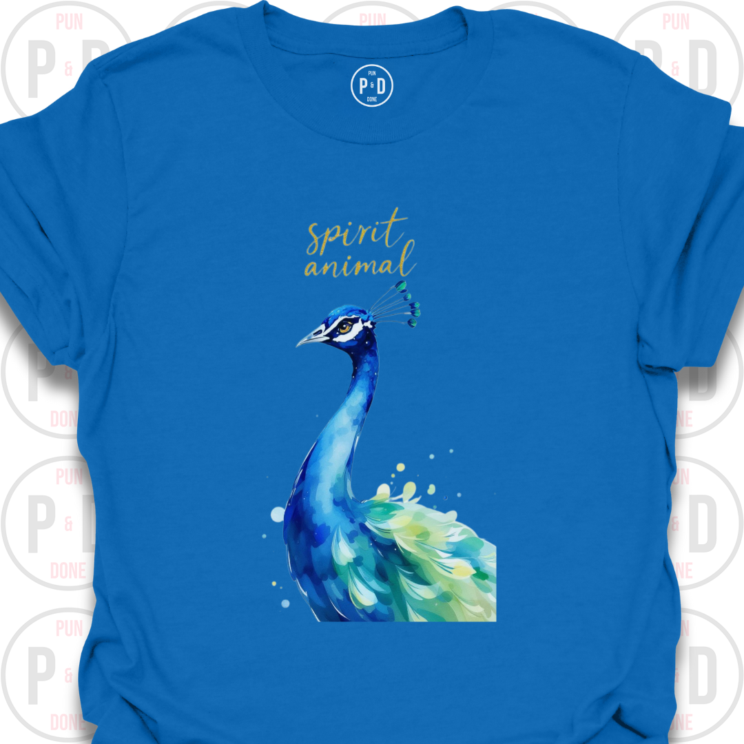 Peacocks Are My Spirit Animal, T-Shirt