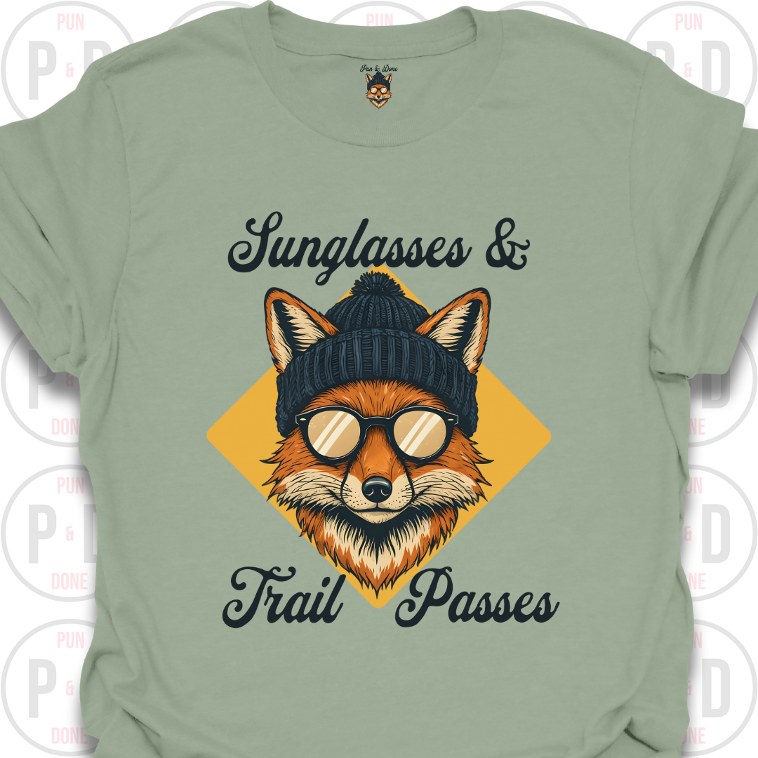 Sunglasses & Trail Passes, Fox, T-shirt