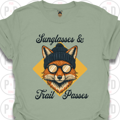 Sunglasses & Trail Passes, Fox, T-shirt