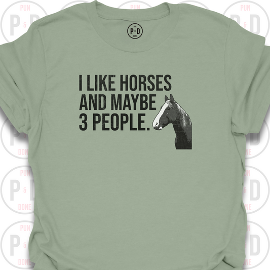 Horses and Maybe 3 People, T-Shirt (Distressed)