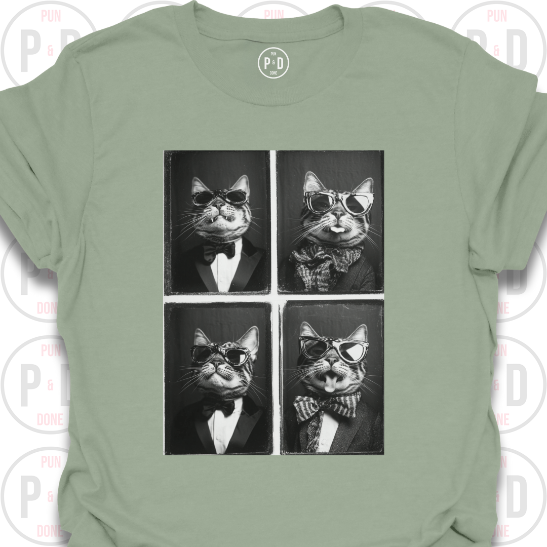Retro Photobooth Bengals, T-Shirt