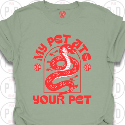 My Pet Ate Your Pet, Snake, T-shirt