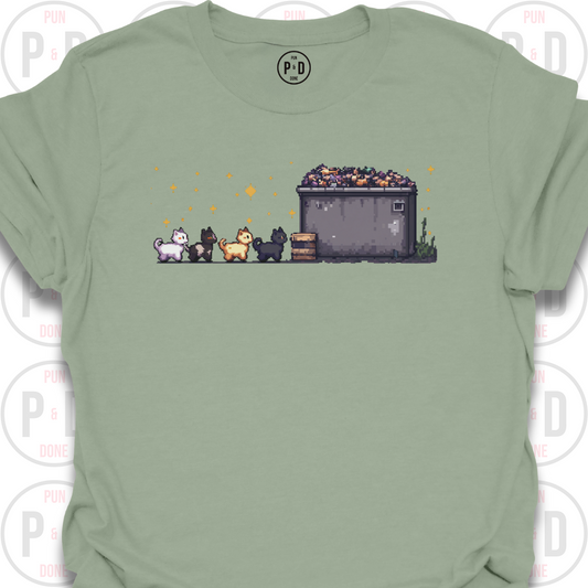 8-Bit Alley Cats, T-Shirt