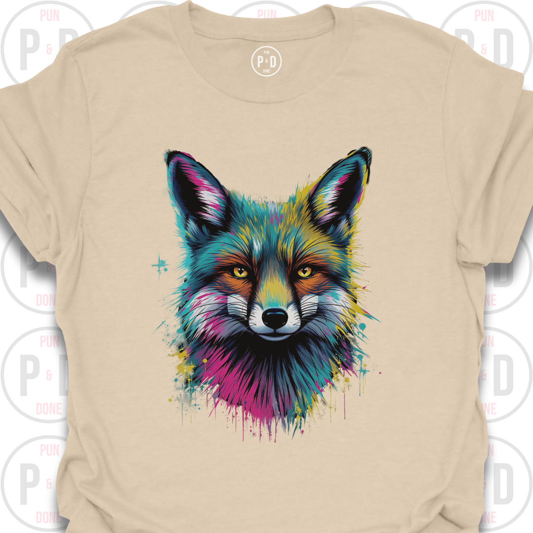 Punk Splash Fox, T-Shirt