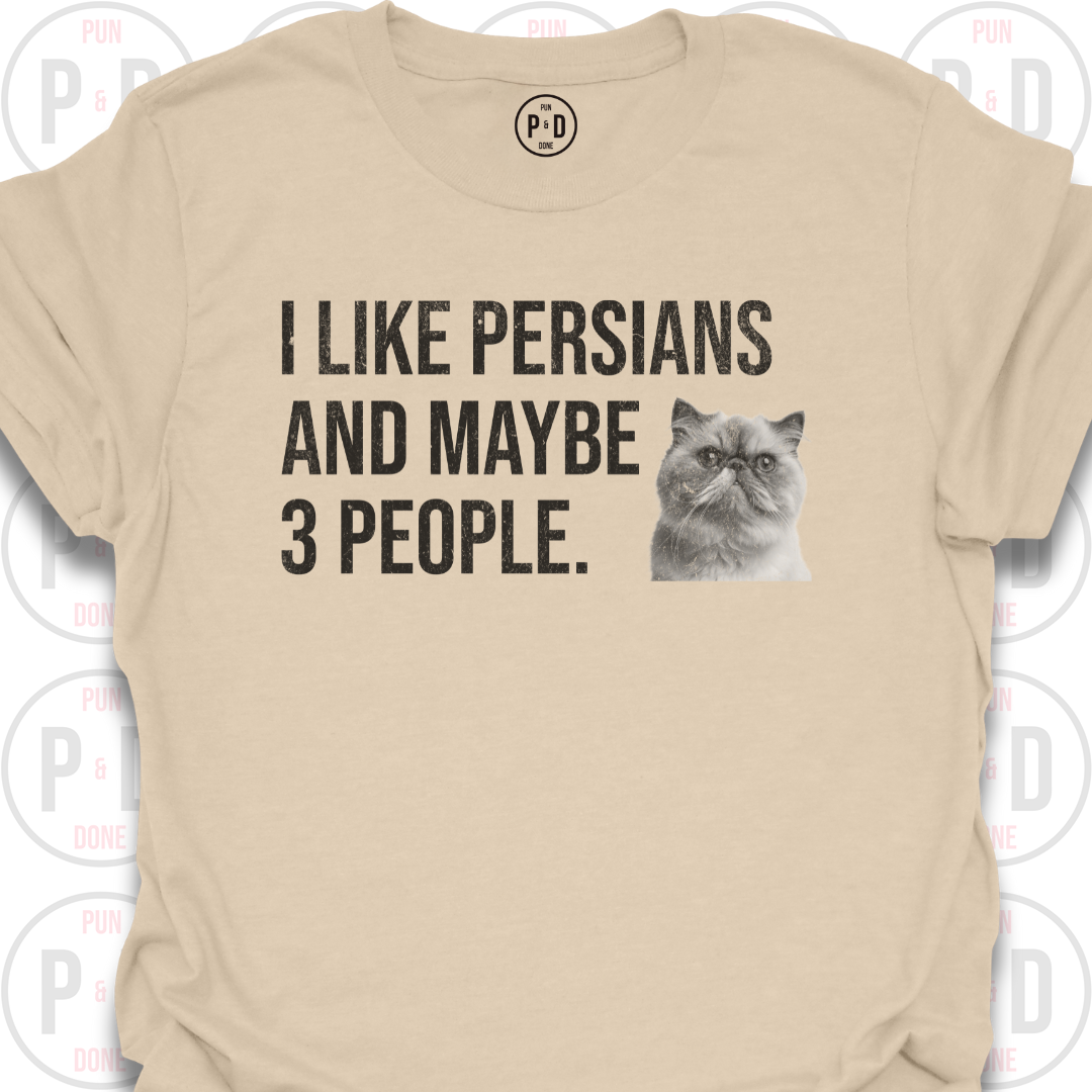 Persians and Maybe 3 People, T-Shirt (Distressed)