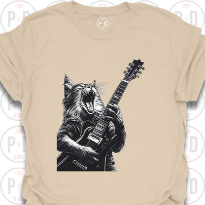 Guitar Hero Cat, T-Shirt