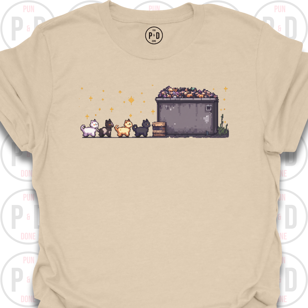 8-Bit Alley Cats, T-Shirt