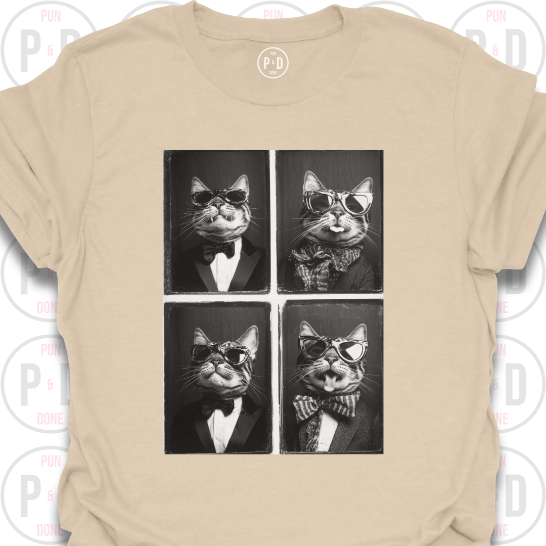 Retro Photobooth Bengals, T-Shirt