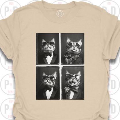 Retro Photobooth Bengals, T-Shirt