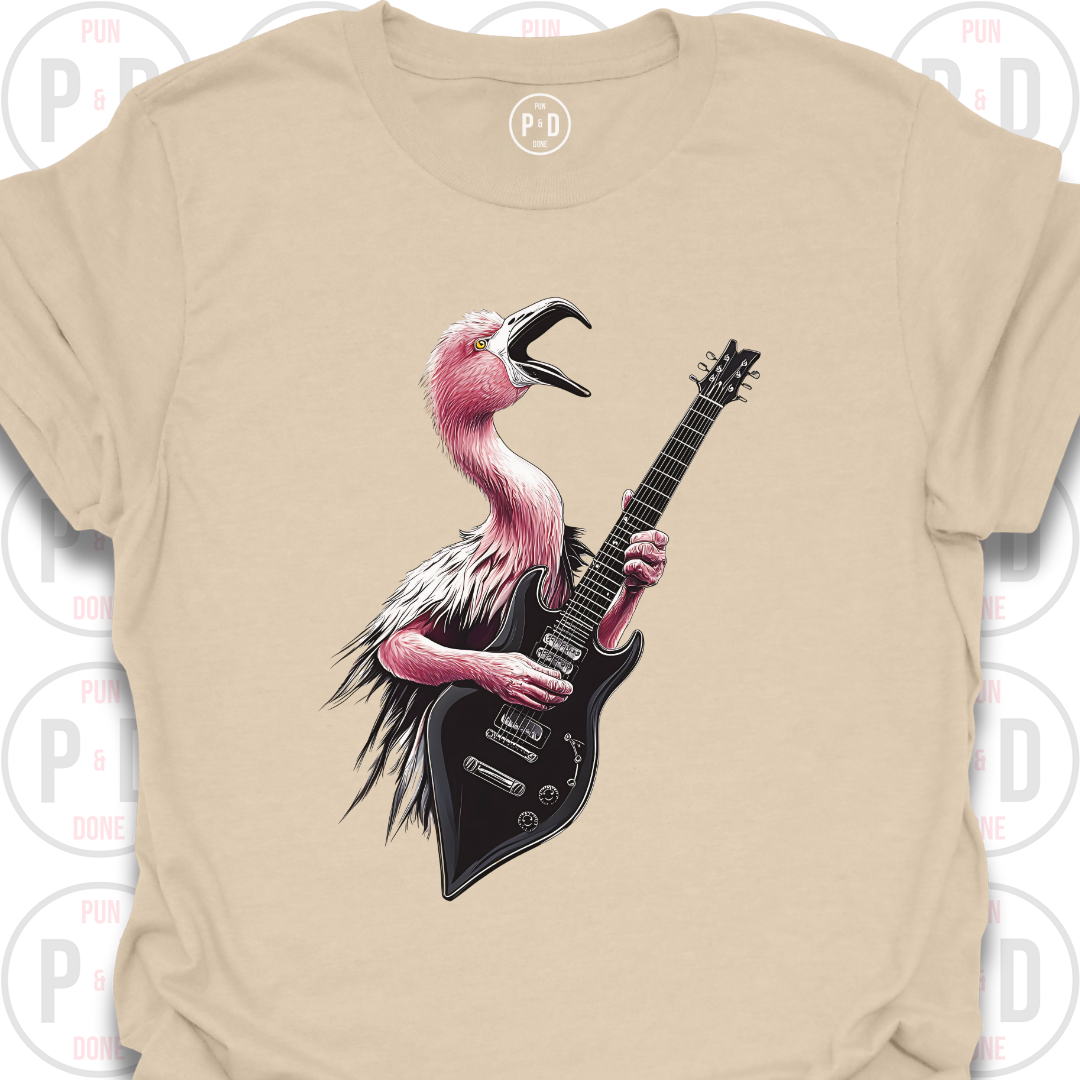 Guitar Hero Flamingo, T-Shirt