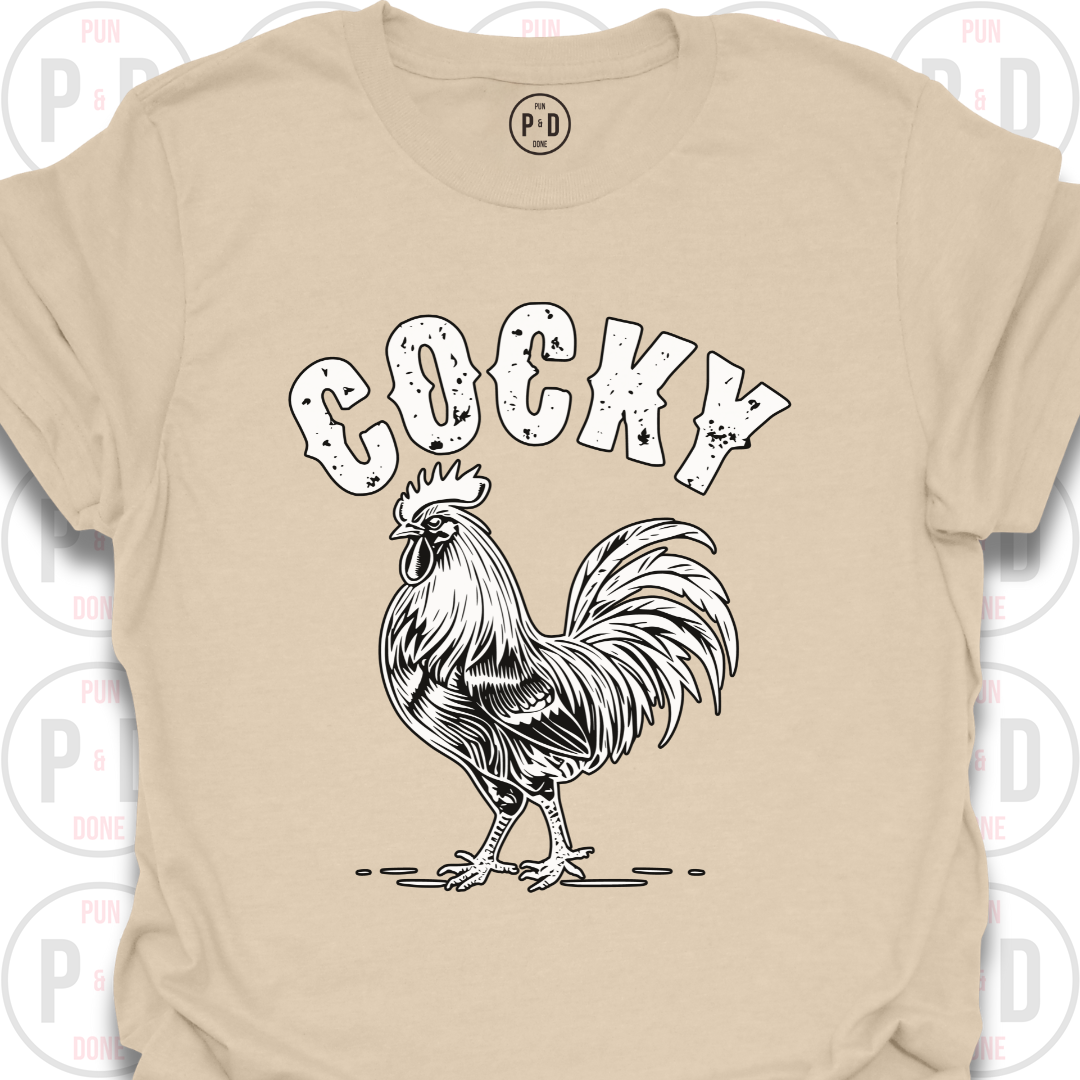 Cocky Chicken, T-Shirt