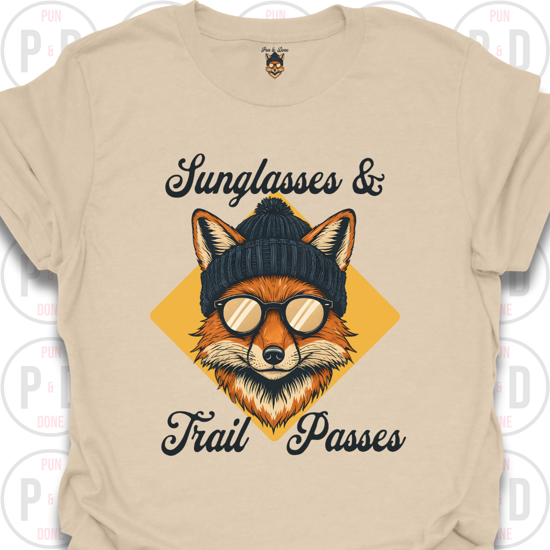 Sunglasses & Trail Passes, Fox, T-shirt