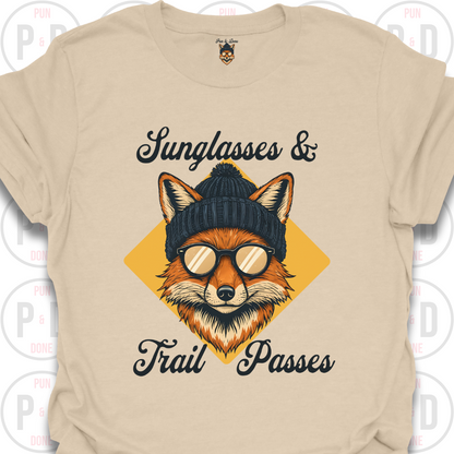 Sunglasses & Trail Passes, Fox, T-shirt