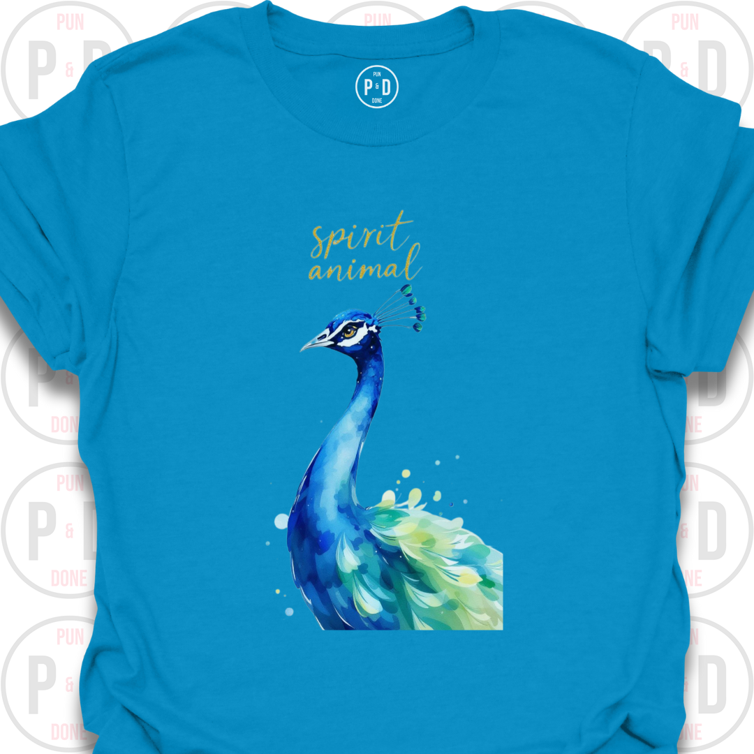 Peacocks Are My Spirit Animal, T-Shirt