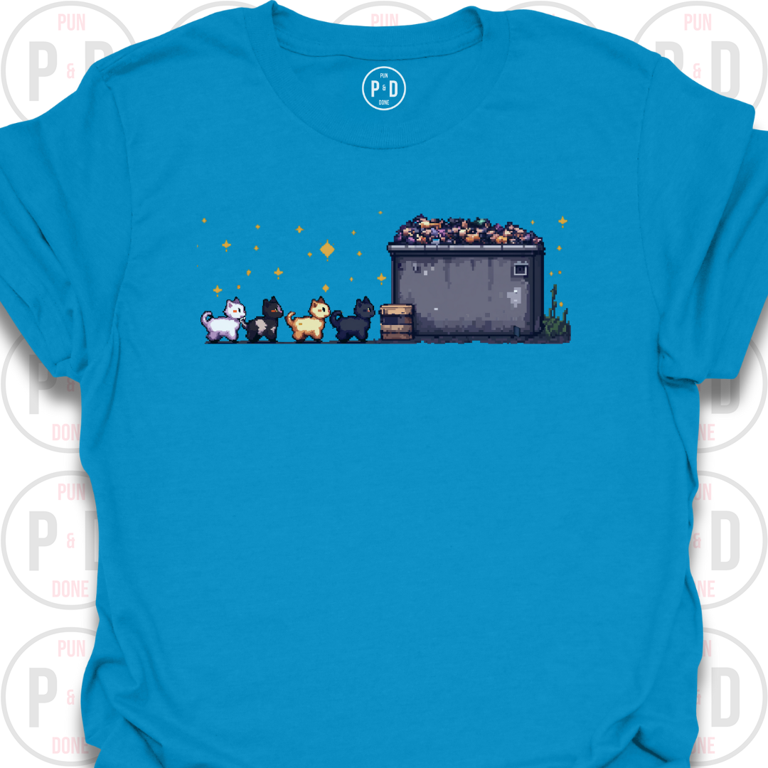 8-Bit Alley Cats, T-Shirt