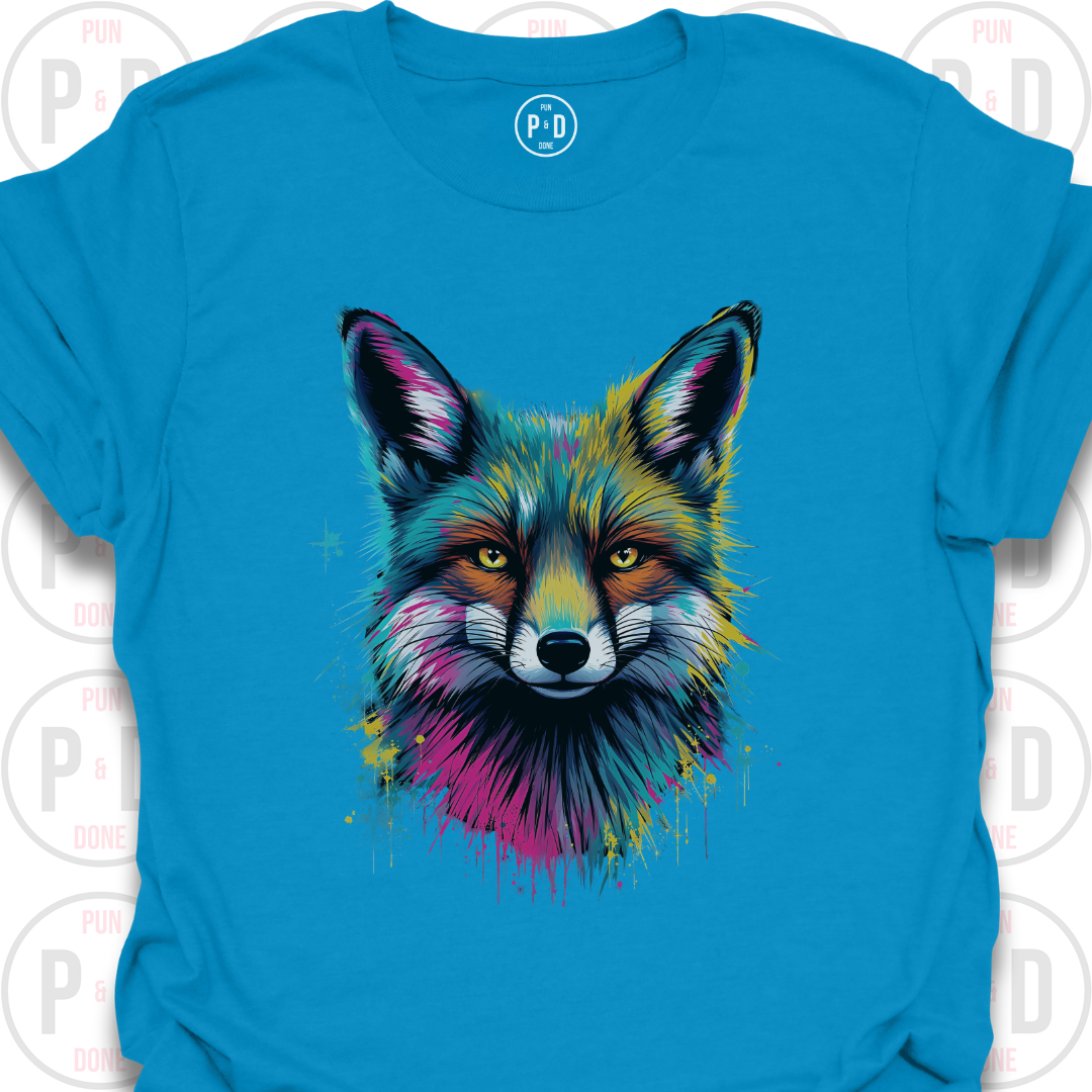 Punk Splash Fox, T-Shirt