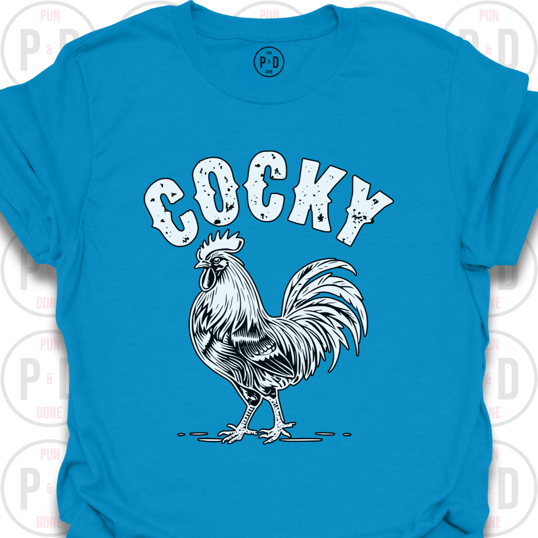 Cocky Chicken, T-Shirt
