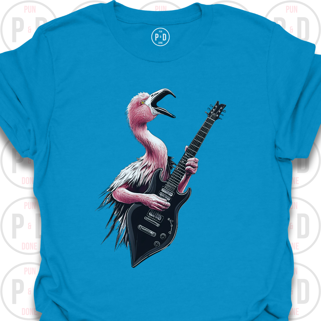 Guitar Hero Flamingo, T-Shirt