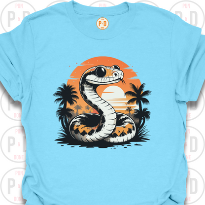 Snake Retro Sunset, T-Shirt