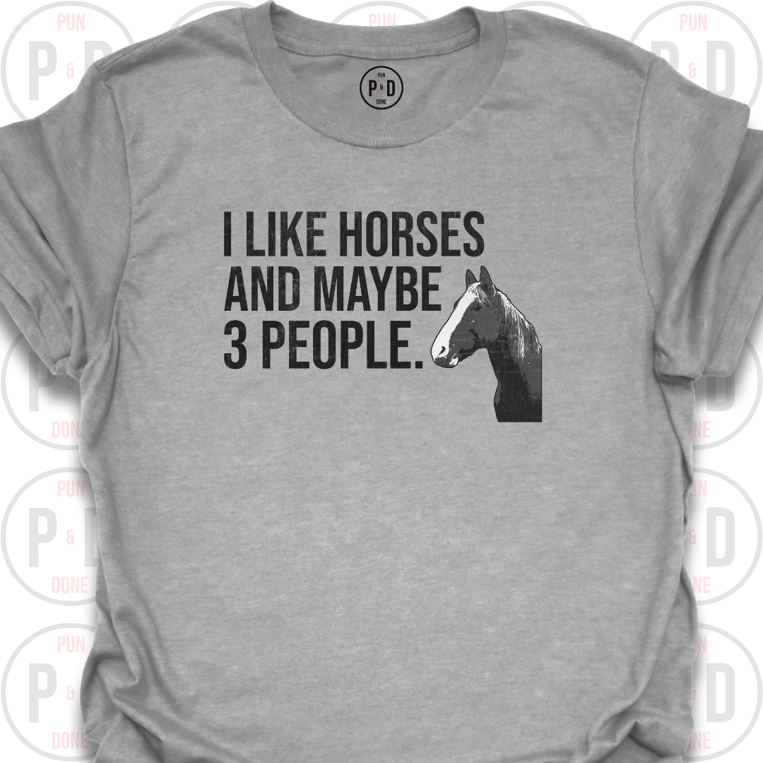 Horses and Maybe 3 People, T-Shirt (Distressed)