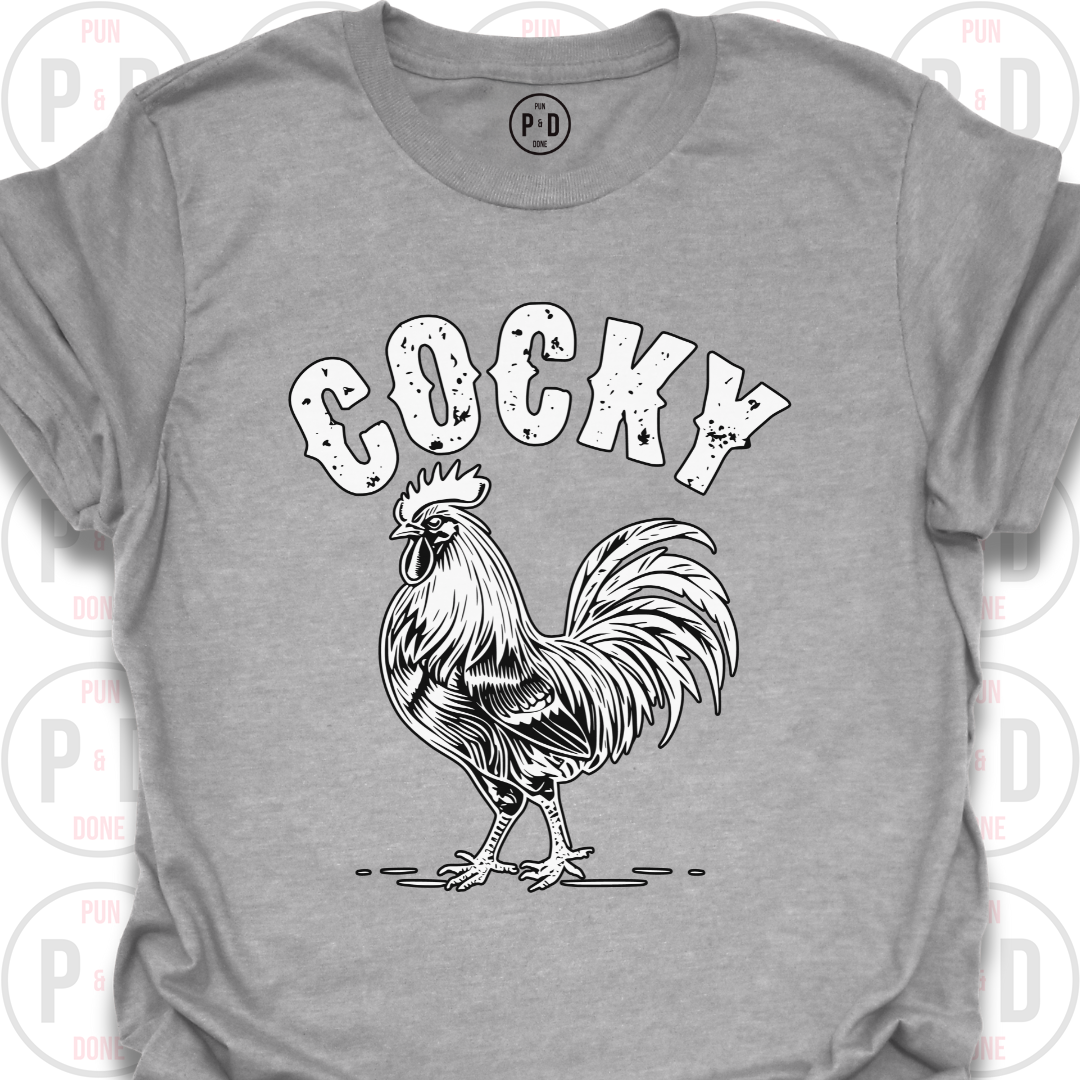 Cocky Chicken, T-Shirt