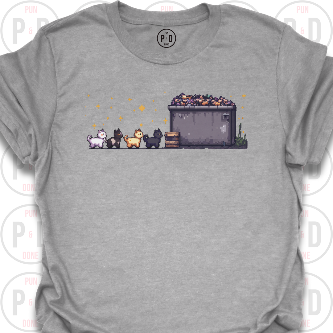 8-Bit Alley Cats, T-Shirt