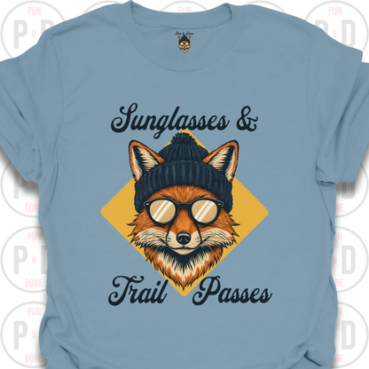 Sunglasses & Trail Passes, Fox, T-shirt