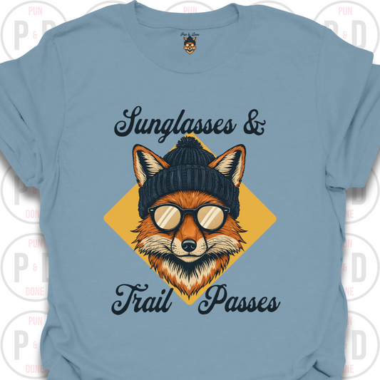 Sunglasses & Trail Passes, Fox, T-shirt
