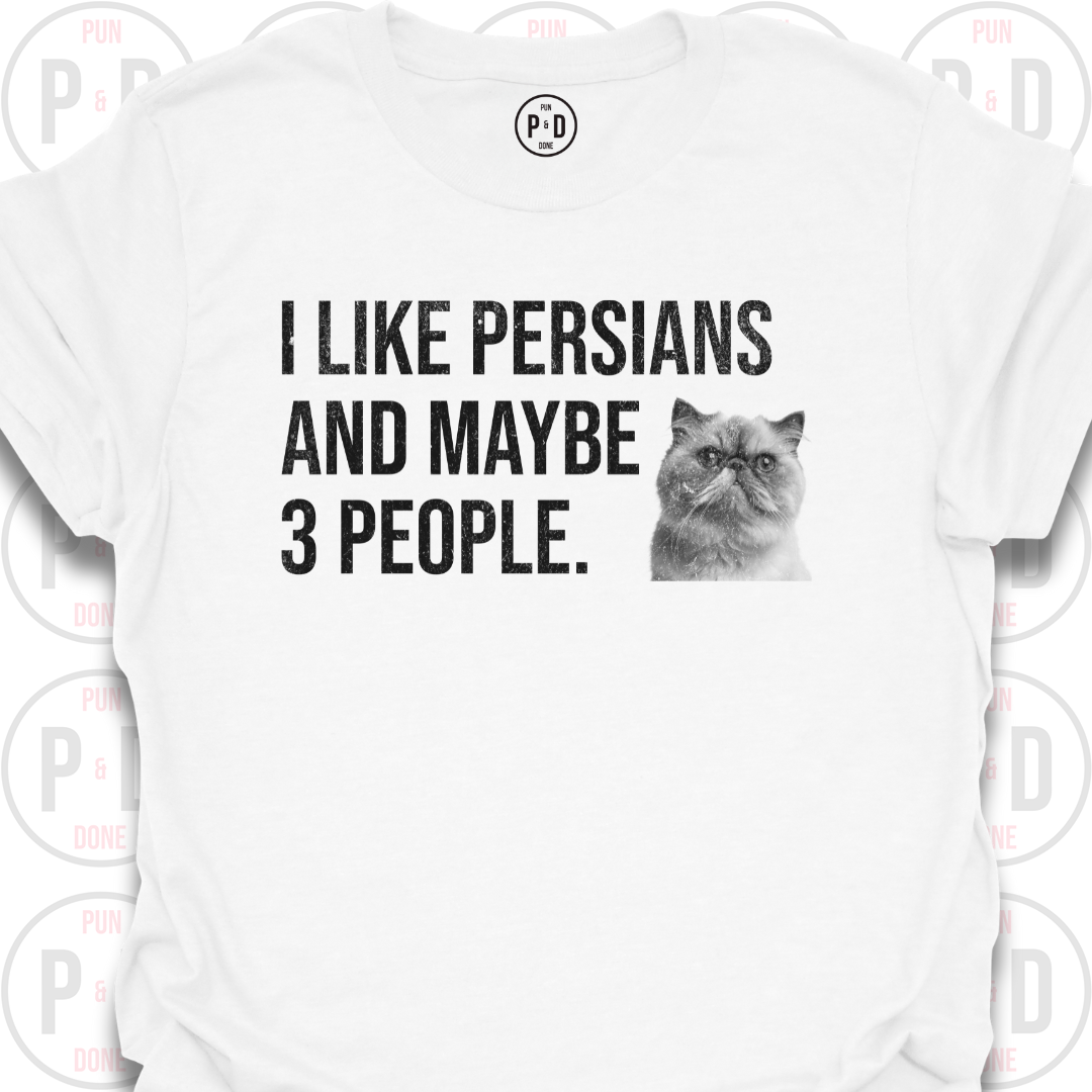 Persians and Maybe 3 People, T-Shirt (Distressed)