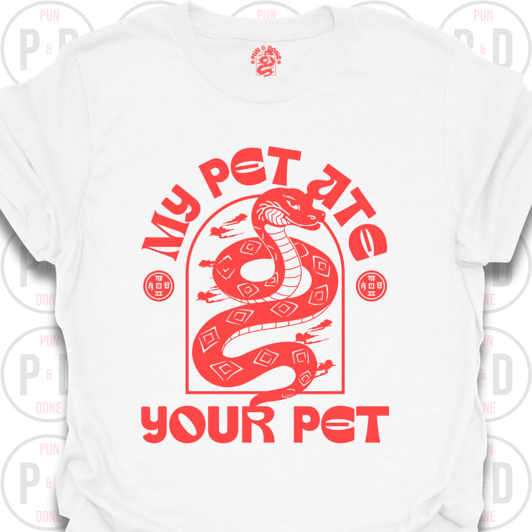My Pet Ate Your Pet, Snake, T-shirt