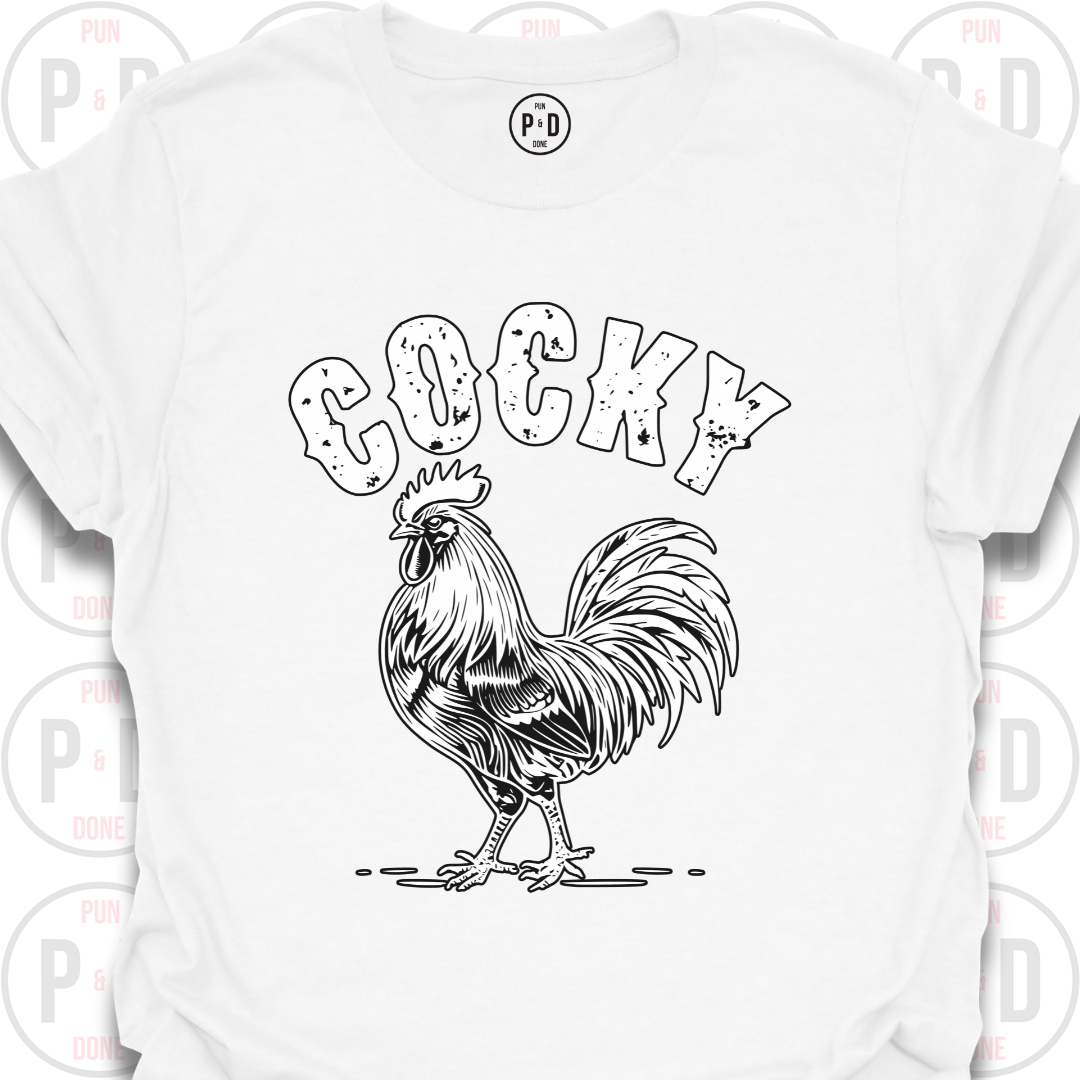 Cocky Chicken, T-Shirt