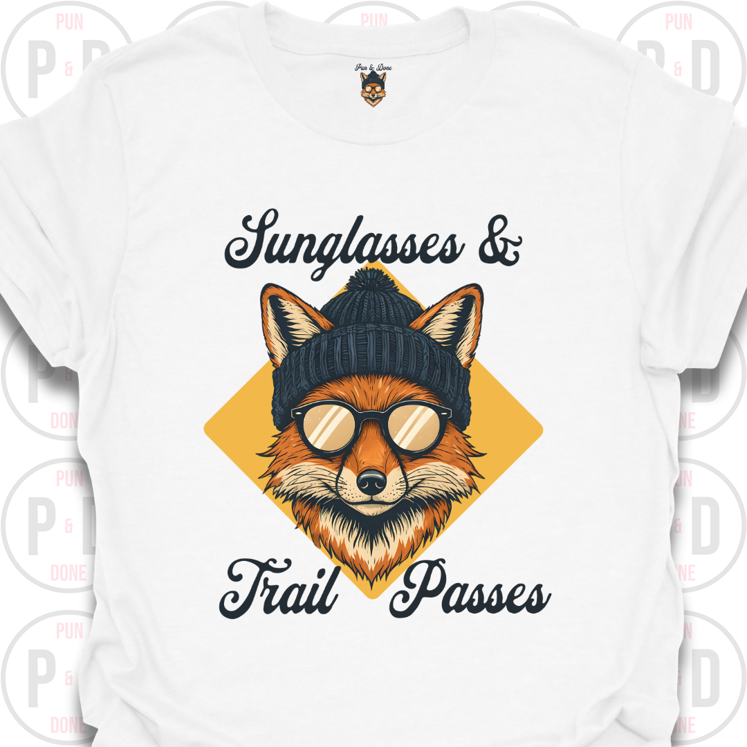 Sunglasses & Trail Passes, Fox, T-shirt