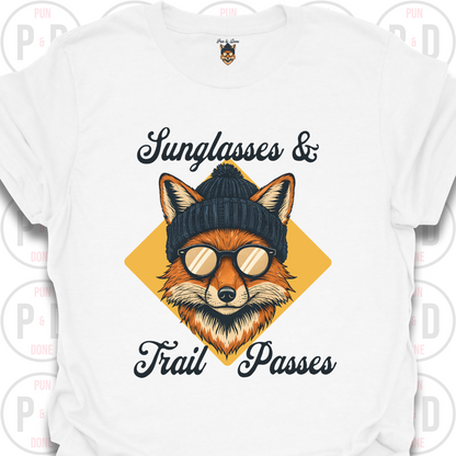 Sunglasses & Trail Passes, Fox, T-shirt