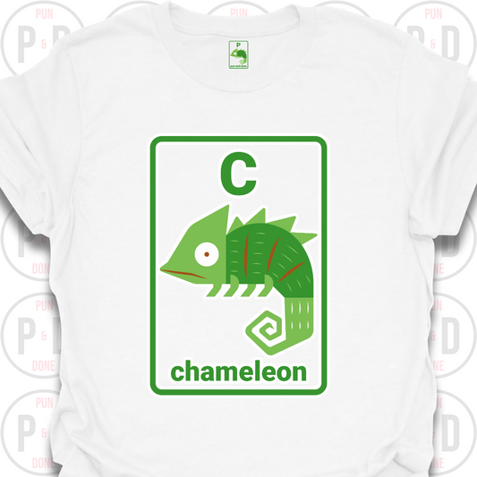 C is for Chameleon, T-shirt
