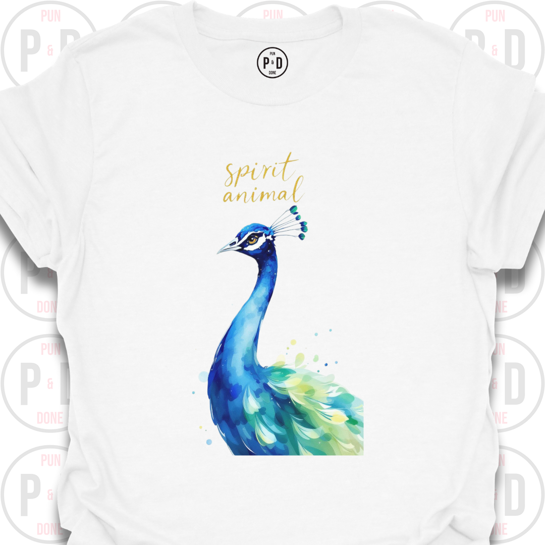Peacocks Are My Spirit Animal, T-Shirt